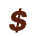 Dollar sign (symbol for fee area)